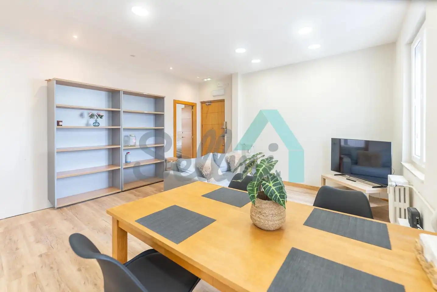 Sala de estar de Piso de alquiler en Oviedo  con Calefacción, Terraza y Amueblado