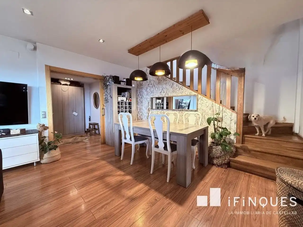 Dining room of Houses for sale in Castellar del Vallès  with Air Conditioner, Heating and Private garden