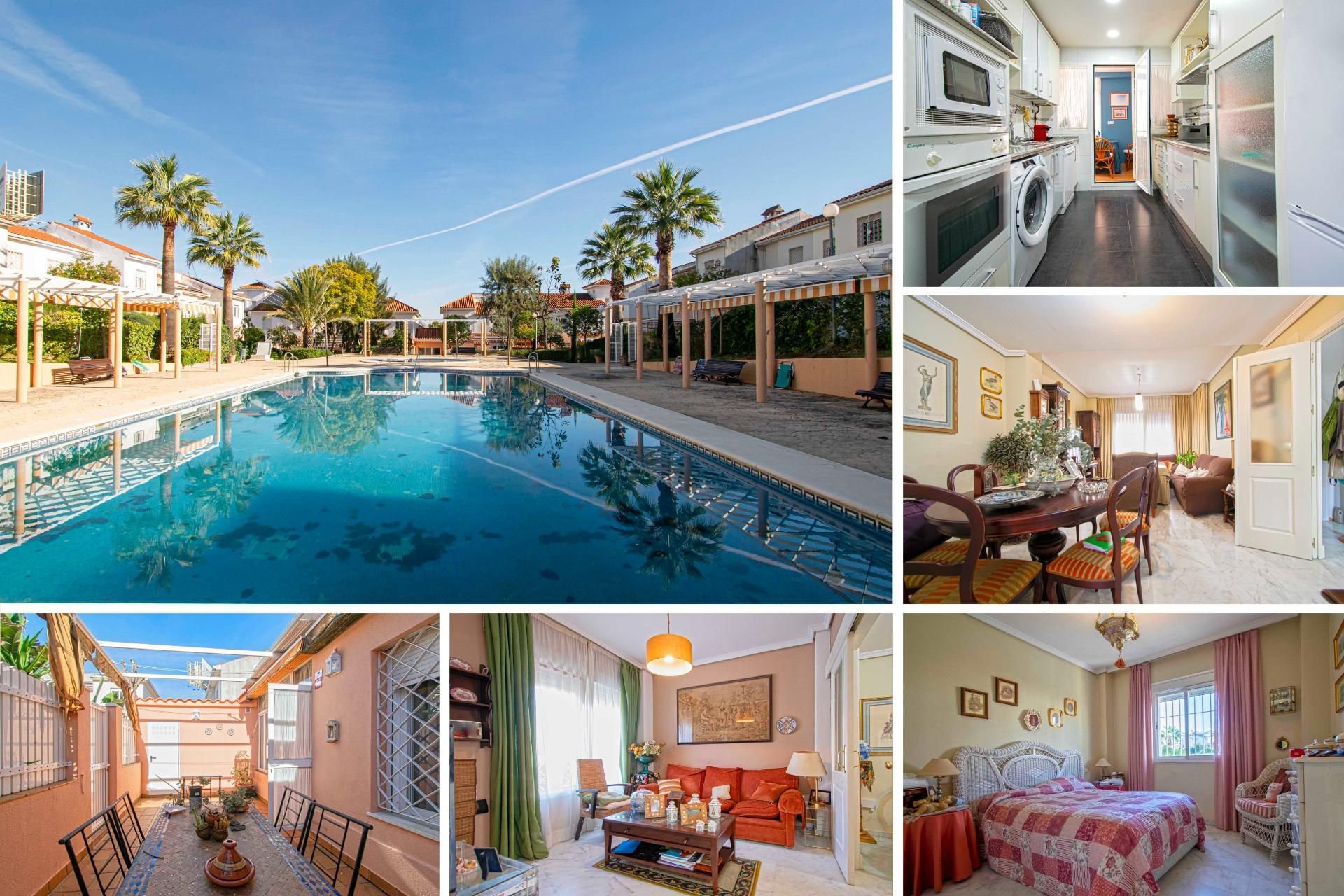 Vista exterior de Casa o xalet en venda en San Juan de Aznalfarache amb Aire condicionat, Calefacció i Terrassa