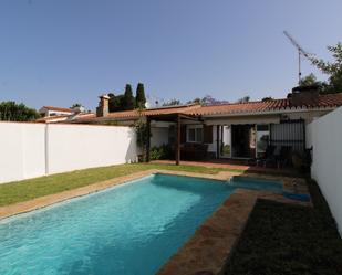 Swimming pool of Single-family semi-detached to rent in Málaga Capital  with Air Conditioner and Swimming Pool