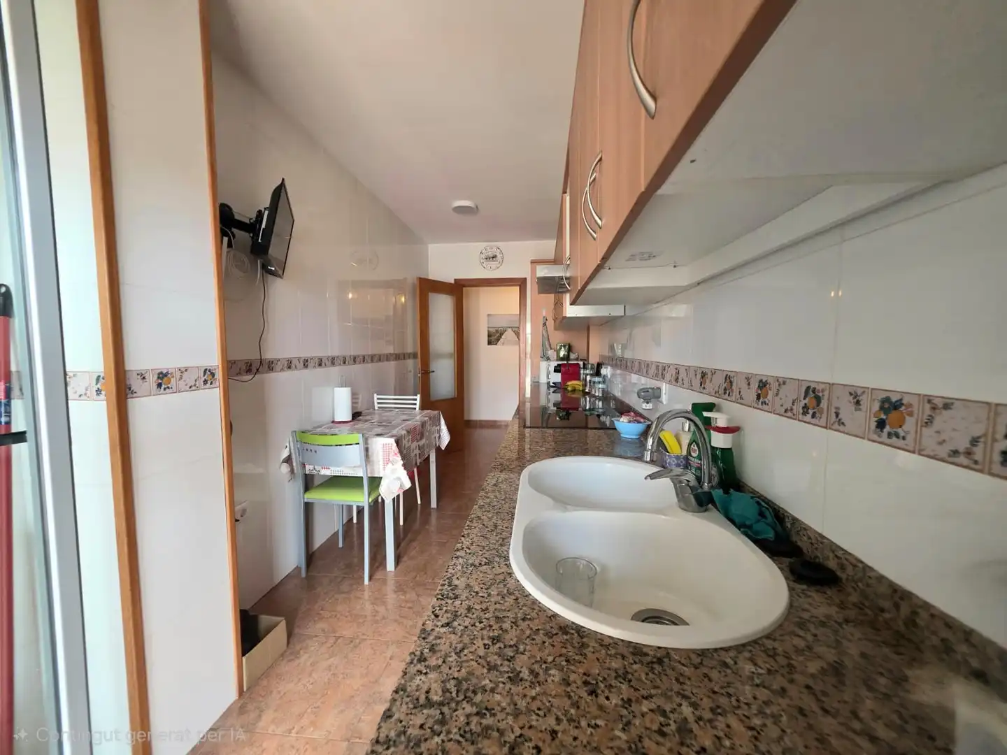 Kitchen of Flat for sale in Deltebre  with Air Conditioner and Furnished