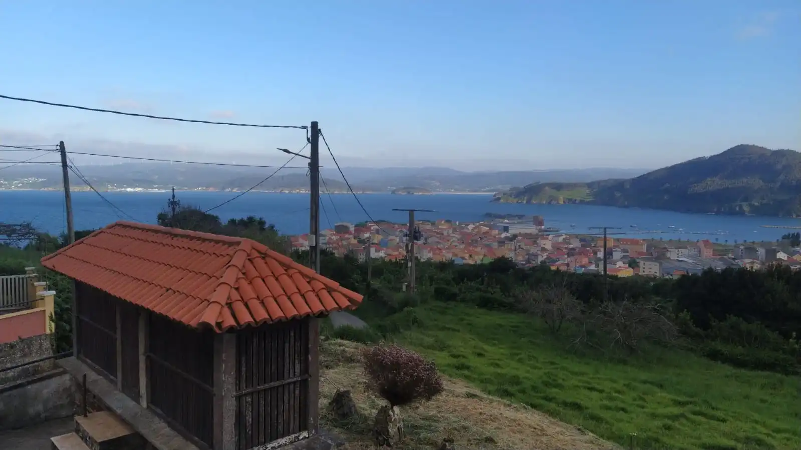 Vista exterior de Casa o chalet en venta en Cariño con Jardín privado, Parquet y Terraza