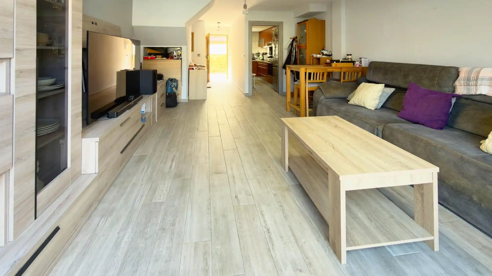 Living room of Detached homes for sale in L'Alfàs del Pi  with Air Conditioner, Private garden and Terrace