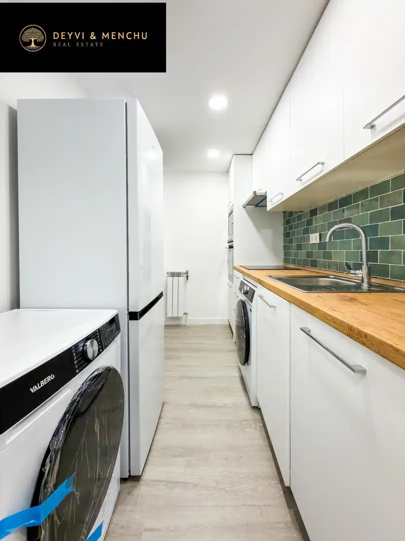 Küche von Wohnung zur untervermieten in Madrid mit Klimaanlage, Heizung und Möbliert