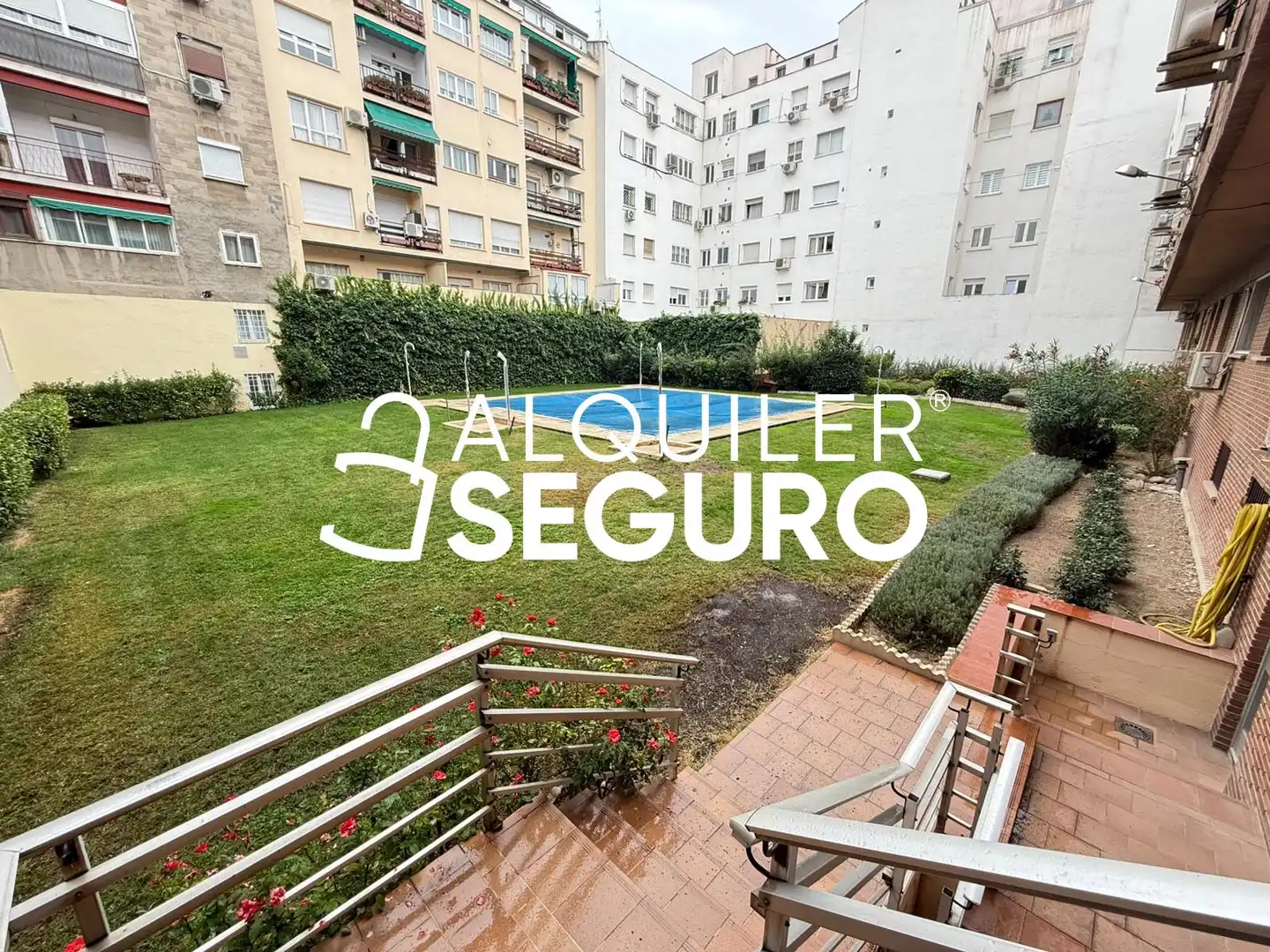 Jardí de Pis de lloguer en Barrio de Salamanca