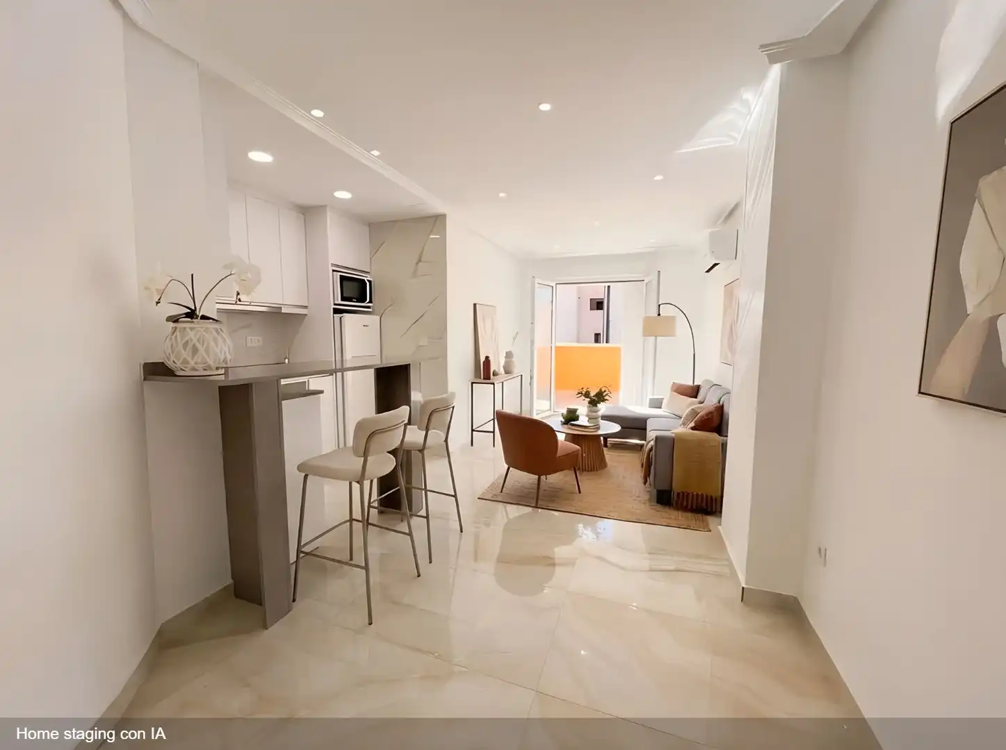 Sala d'estar de Àtic en venda en Torrevieja amb Aire condicionat, Calefacció i Terrassa