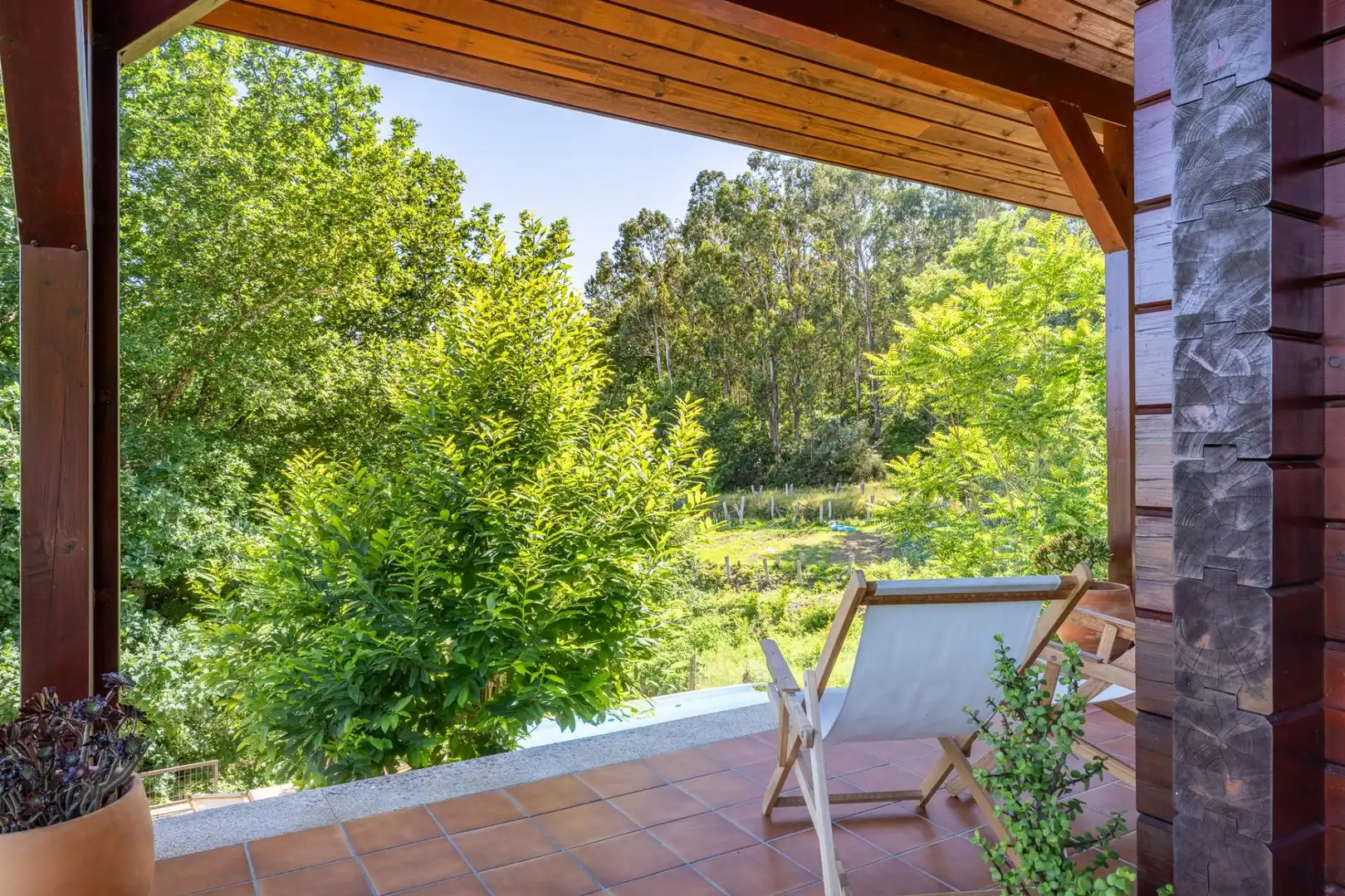 Terraza de Casa o chalet en venta en Salceda de Caselas con Calefacción, Jardín privado y Terraza