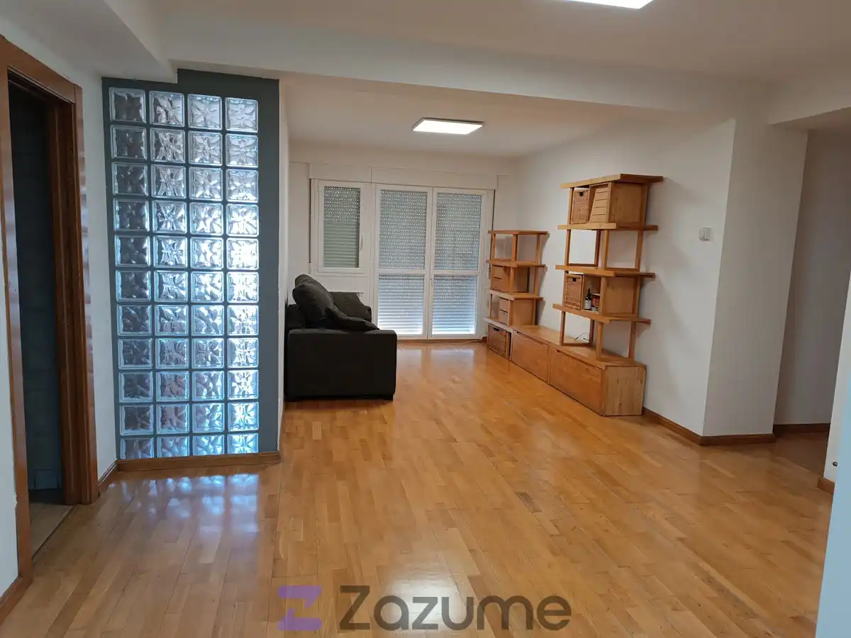 Living room of Flat for rent in Cascante  with Air Conditioner, Parquet flooring and Furnished