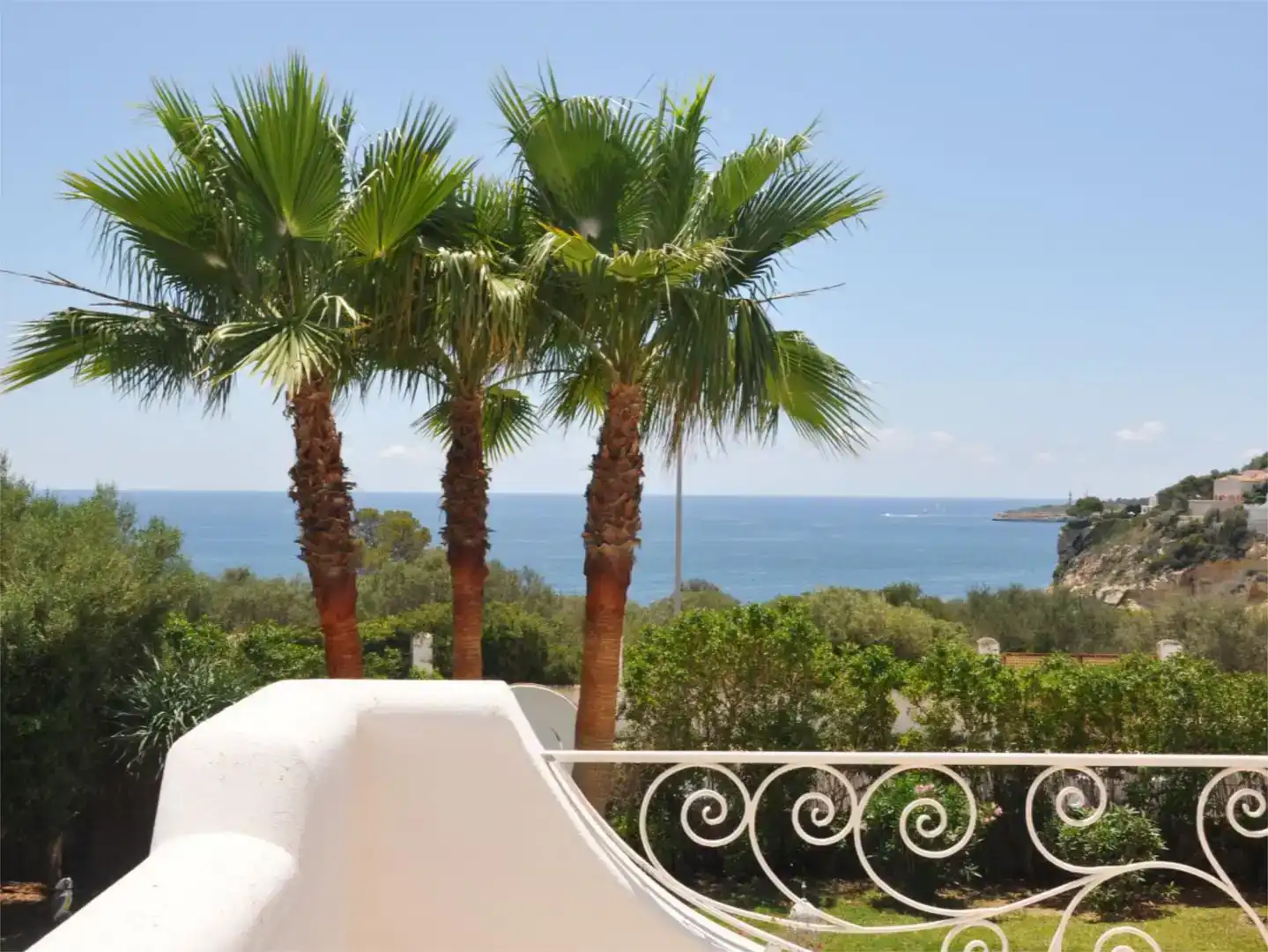 Terraza de Casa o chalet en venta en Calvià con Aire acondicionado, Jardín privado y Piscina