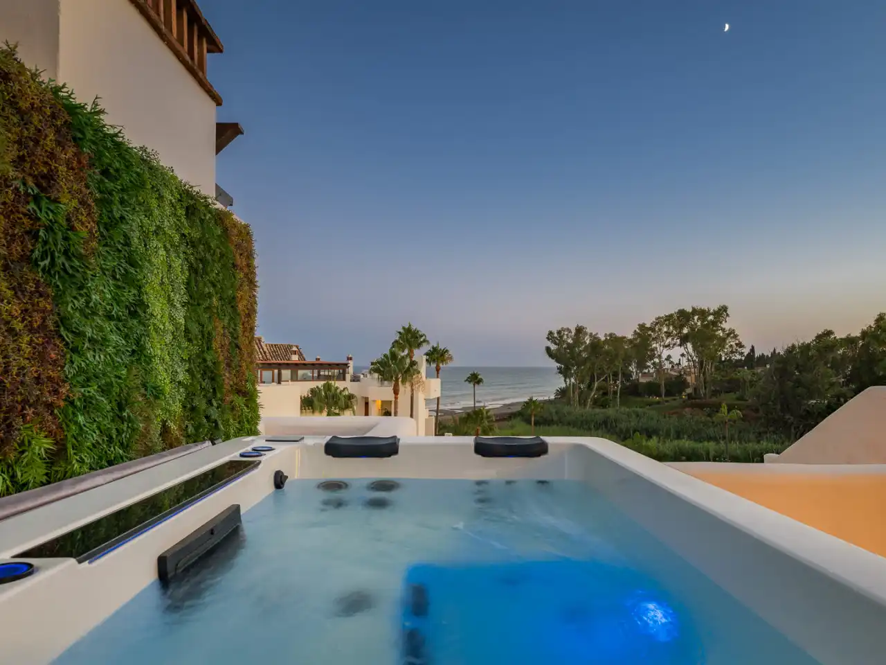 Terrace of Duplexes for sale in Estepona  with Air Conditioner, Heating and Terrace