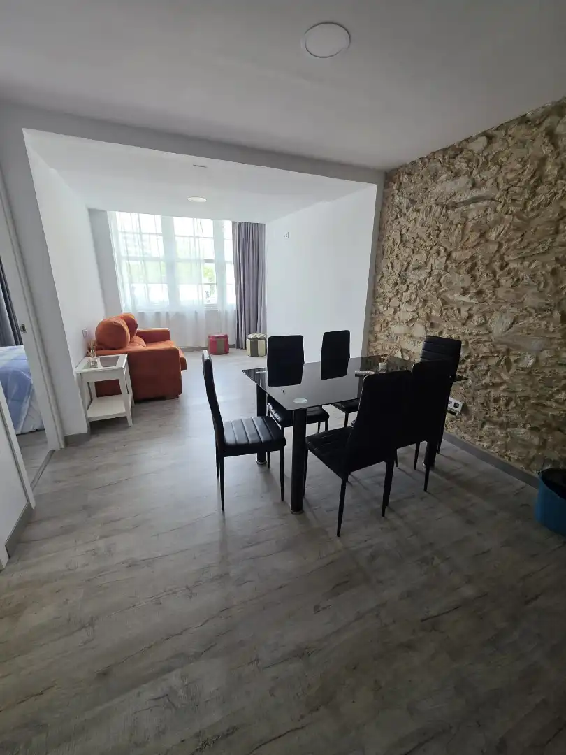 Dining room of Flat for rent in Ferrol  with Air Conditioner, Heating and Furnished