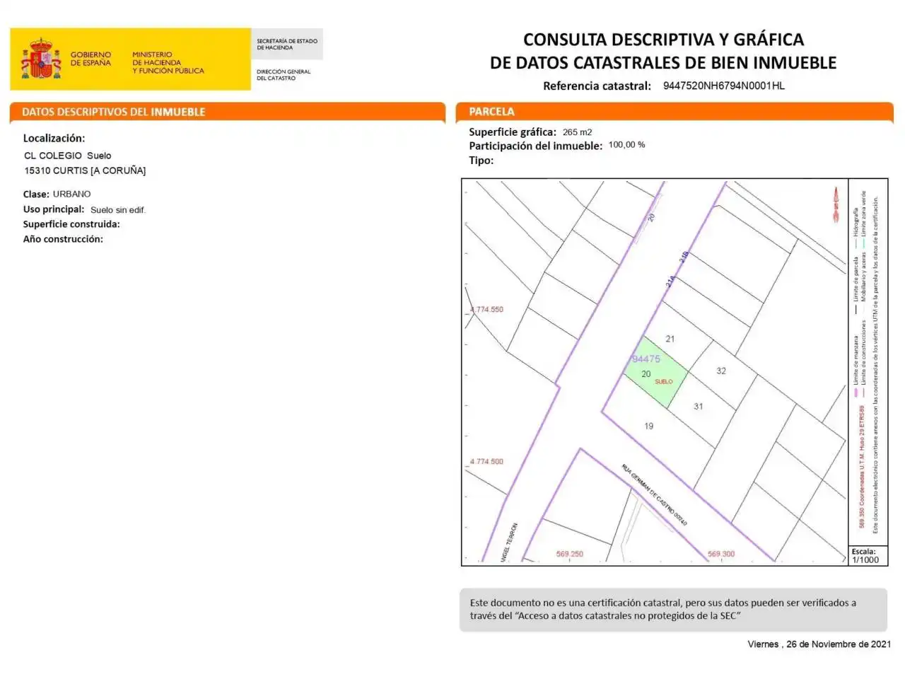 Terrenys i solars en venda a Rúa Manuel Ángel Terrón 23, imagen 5