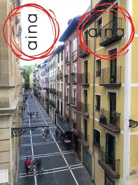 Exterior view of Flat for sale in  Pamplona / Iruña  with Air Conditioner, Furnished and Balcony