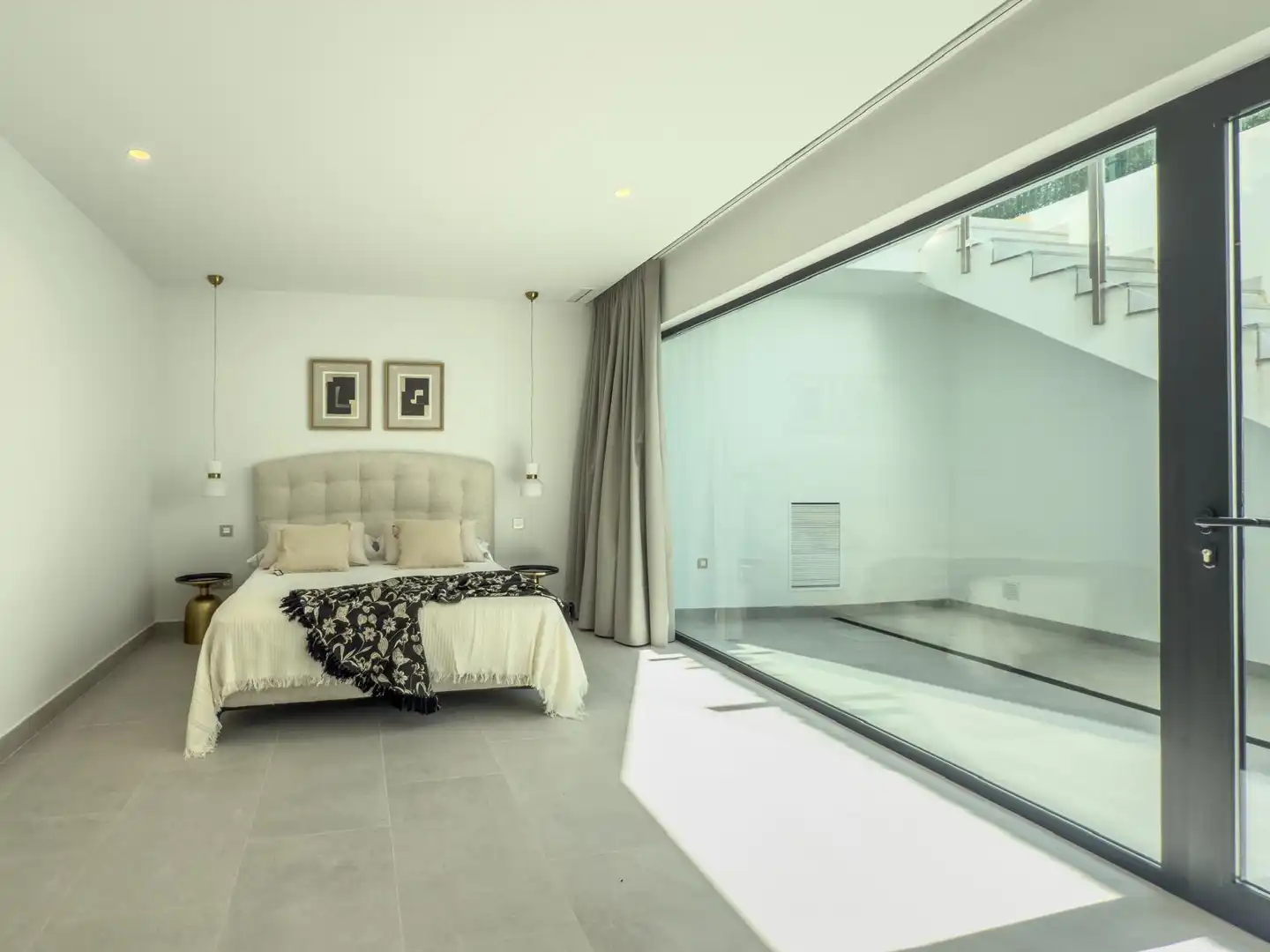 Habitación de Casa o chalet de alquiler en Finestrat con Aire acondicionado, Calefacción y Jardín privado