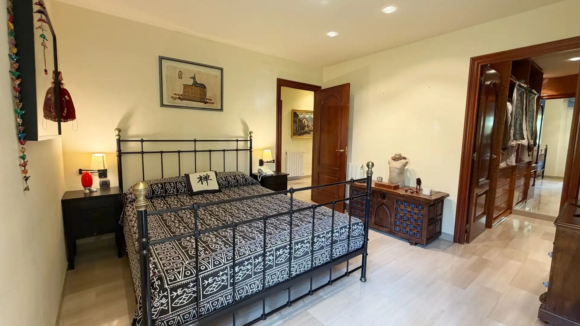 Dormitori de Casa o xalet en venda en Sant Cugat del Vallès amb Aire condicionat, Calefacció i Terrassa