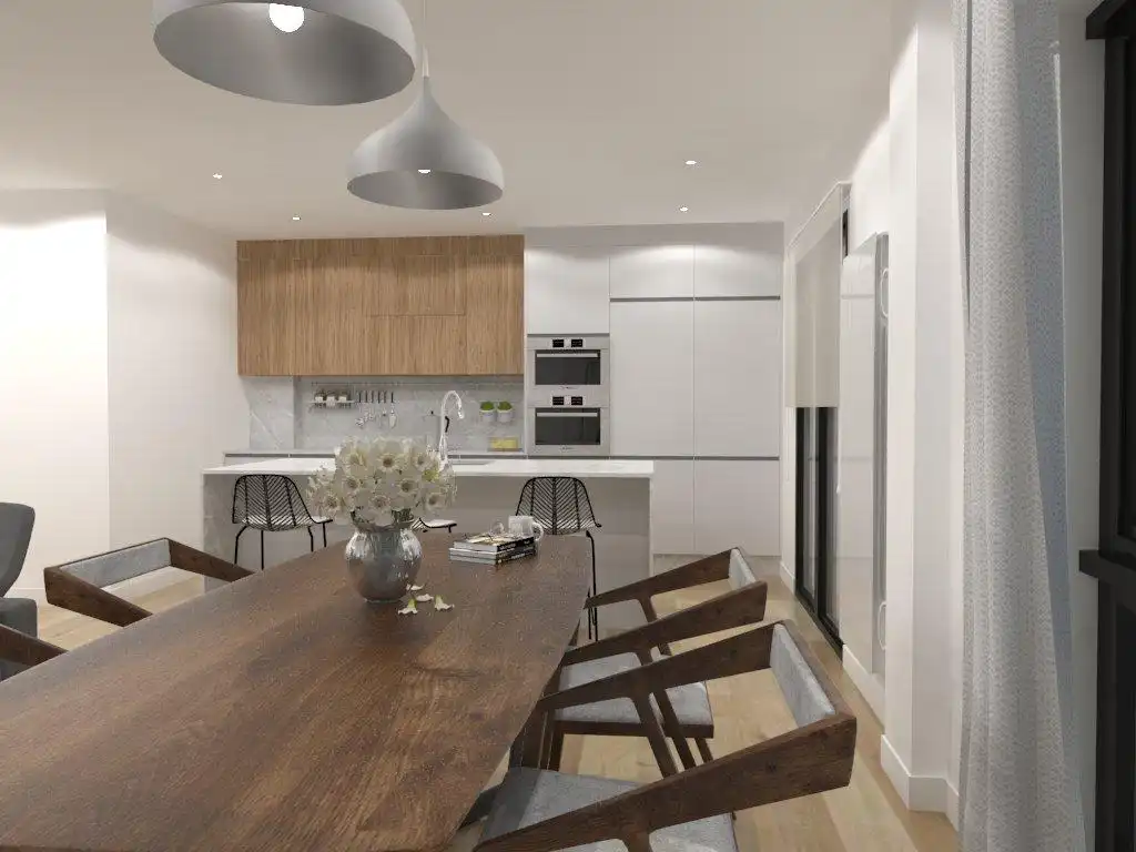Kitchen of Flat for sale in Carballo  with Heating and Storage room