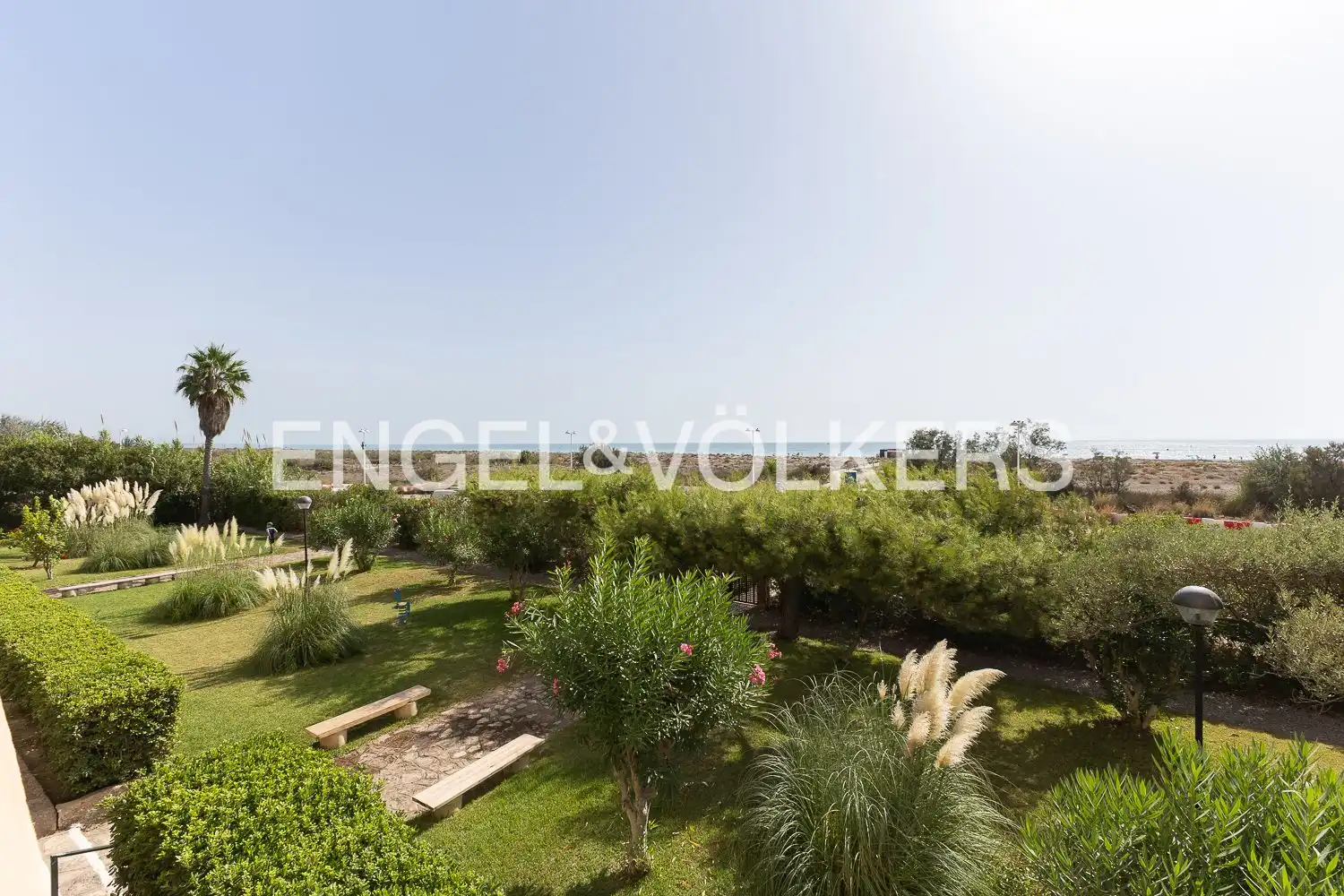 Terrassa de Pis de lloguer en Canet d'En Berenguer amb Calefacció, Jardí privat i Moblat