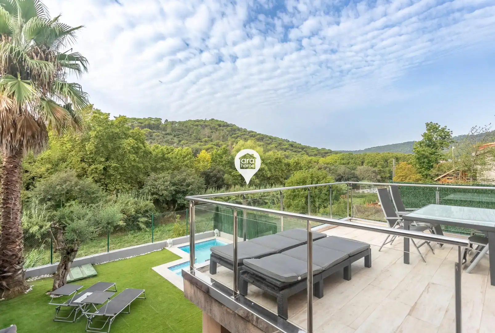 Terraza de Casa o chalet en venta en Dosrius con Aire acondicionado, Calefacción y Jardín privado