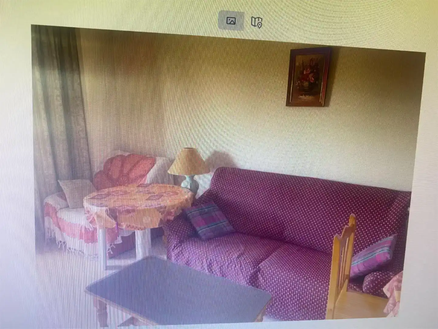 Wohnzimmer von Wohnung zur Miete in Torrevieja mit Klimaanlage, Privatgarten und Schwimmbad