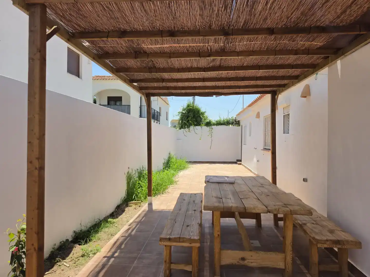 Terrassa de Casa o xalet de lloguer en Dénia amb Aire condicionat, Jardí privat i Traster