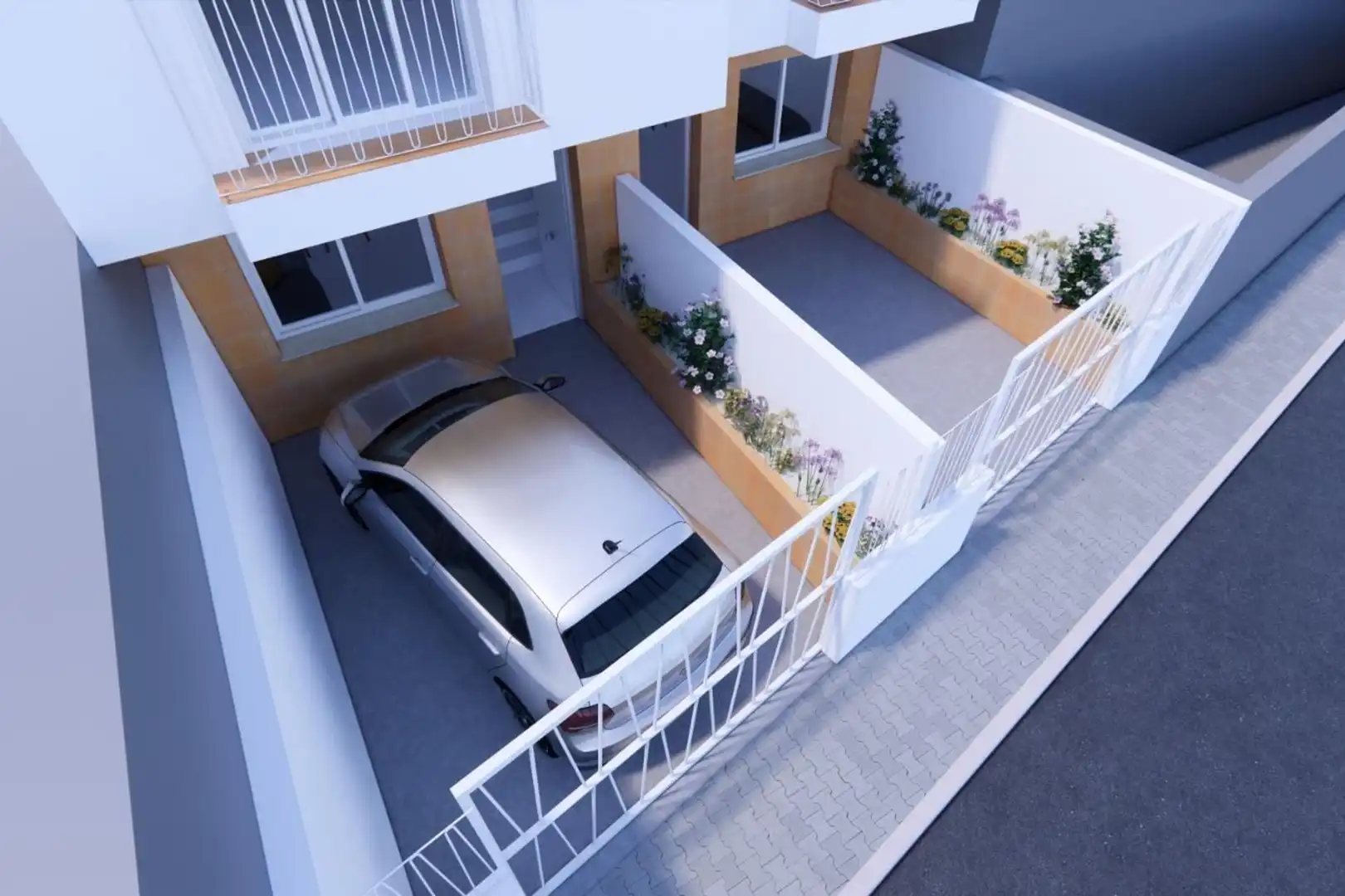 Parking de Casa adosada en venta en Cartagena