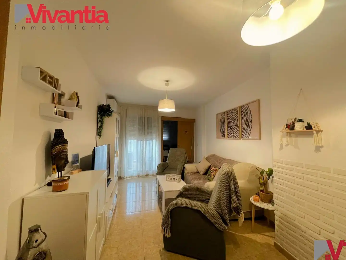 Wohnzimmer von Dachboden zum Verkauf in Lorca mit Klimaanlage, Terrasse und Abstellraum