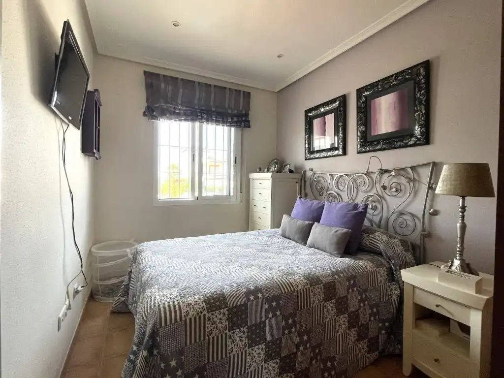 Schlafzimmer von Maisonette zum Verkauf in Vera mit Klimaanlage, Privatgarten und Terrasse