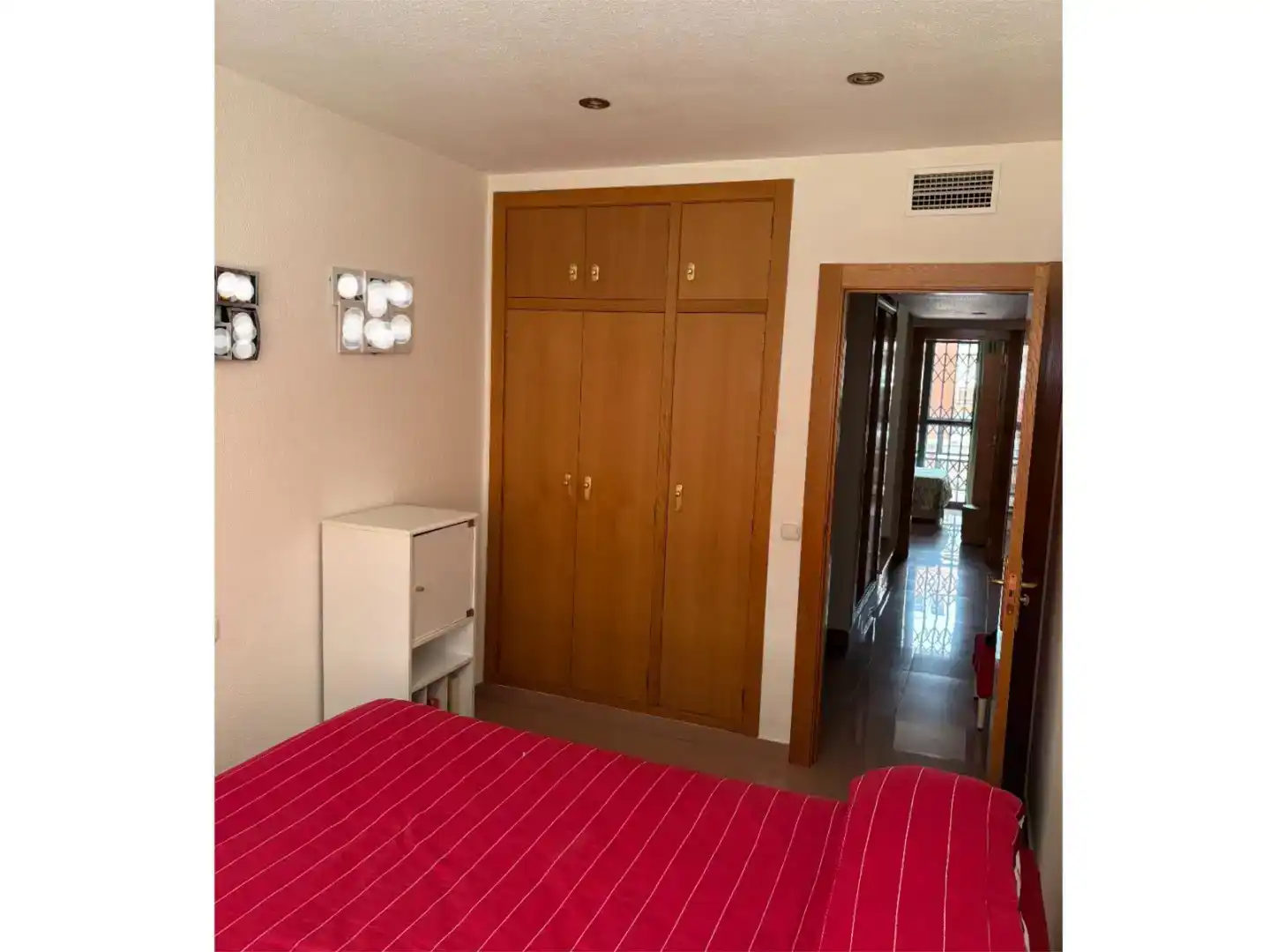 Dormitori de Casa adosada en venda en  Murcia Capital amb Aire condicionat i Balcó