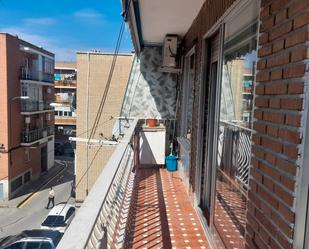 Balcony of Flat for sale in  Madrid Capital  with Air Conditioner, Heating and Terrace