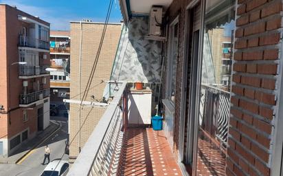 Balcony of Flat for sale in  Madrid Capital  with Air Conditioner, Heating and Terrace