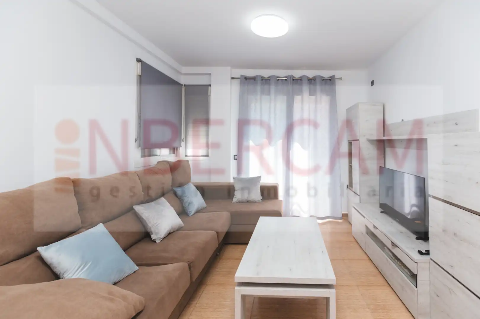 Sala de estar de Piso en venta en El Ejido con Amueblado y Balcón