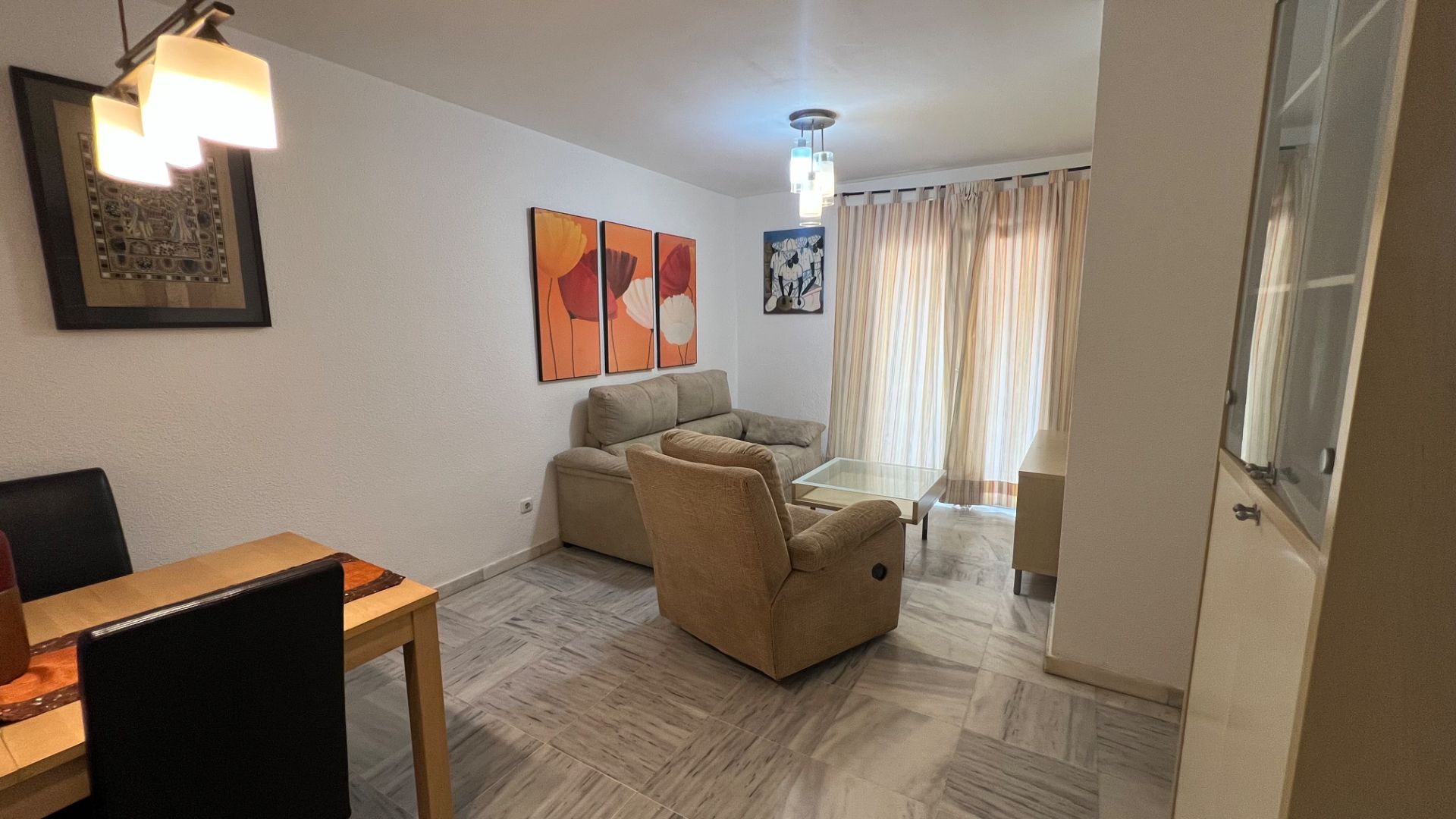 Sala d'estar de Pis en venda en Málaga Capital amb Aire condicionat, Terrassa i Traster