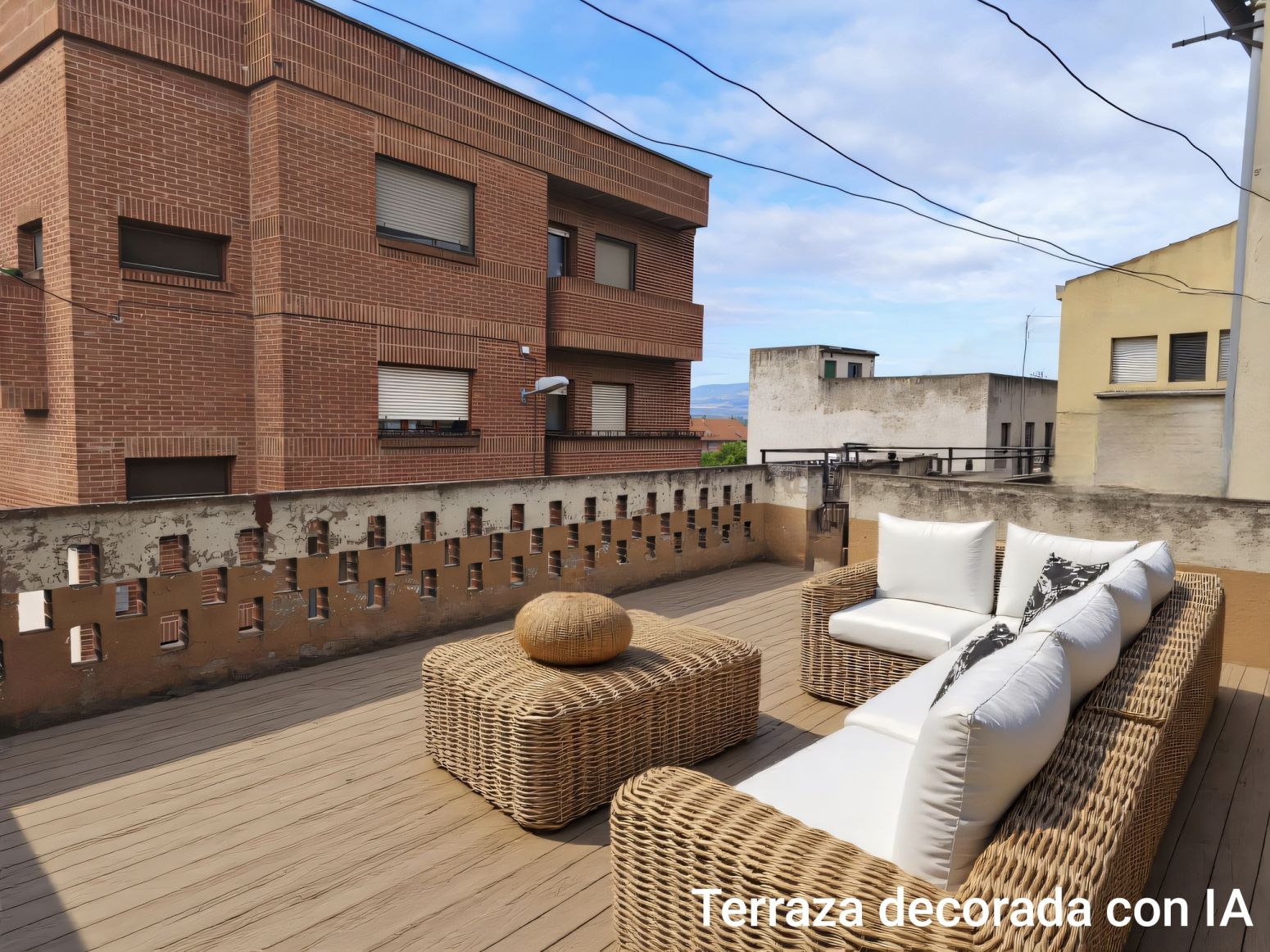 Terrace of Single-family semi-detached for sale in Villamediana de Iregua  with Heating, Parquet flooring and Terrace