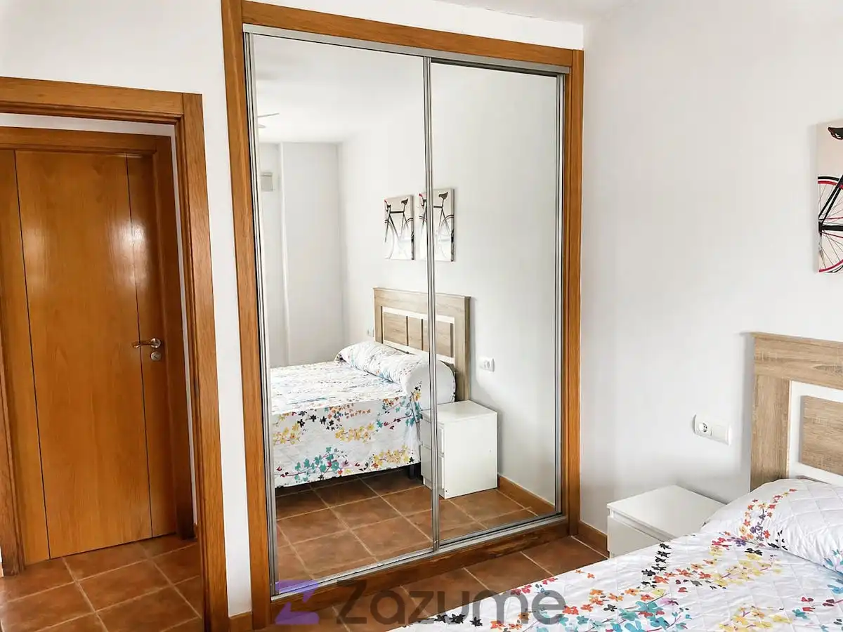 Schlafzimmer von Wohnungen zur Miete in Santa Eulària des Riu mit Klimaanlage, Schwimmbad und Möbliert
