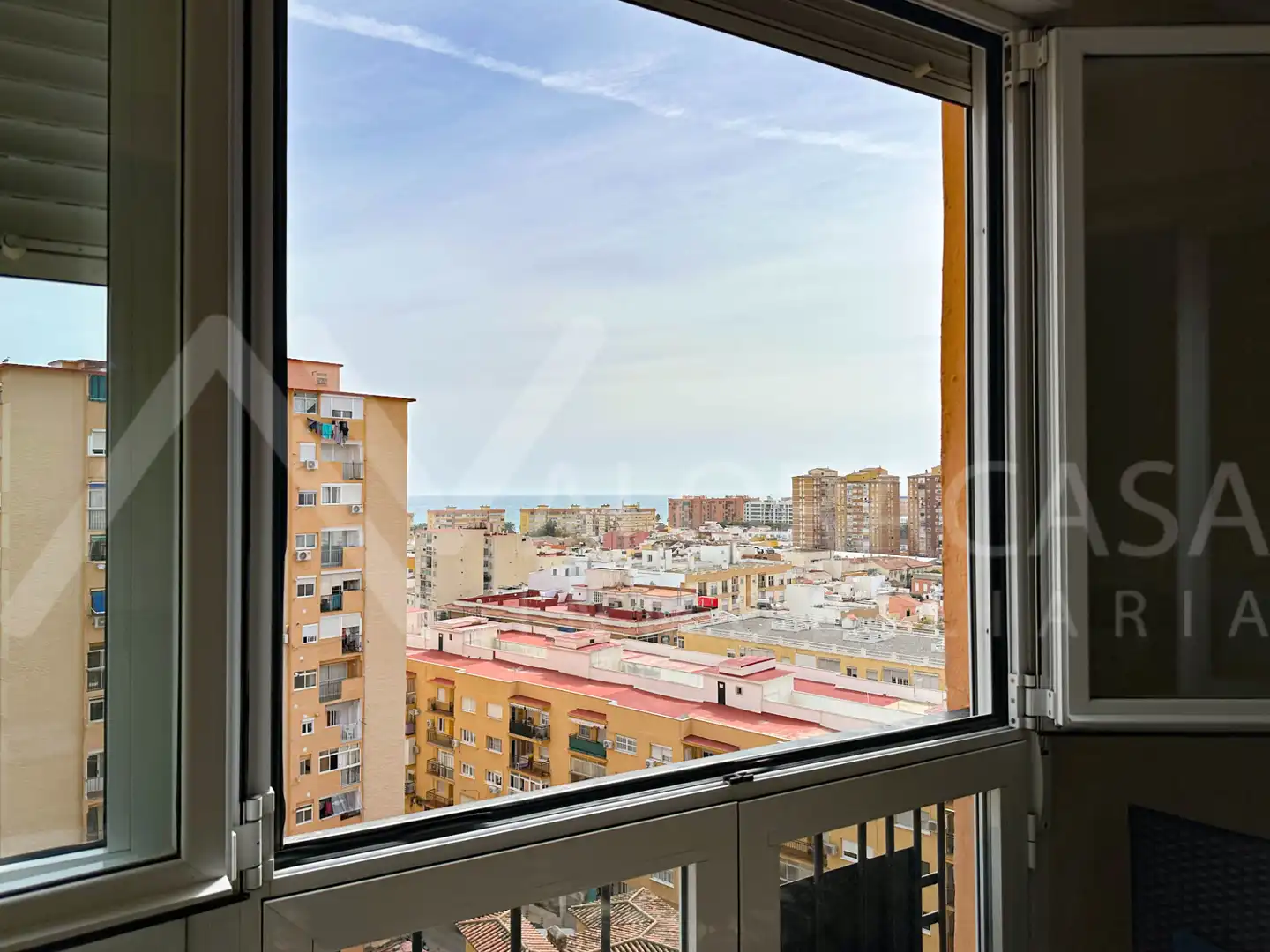 Bedroom of Flat for sale in Málaga  with Air Conditioner, Terrace and Furnished