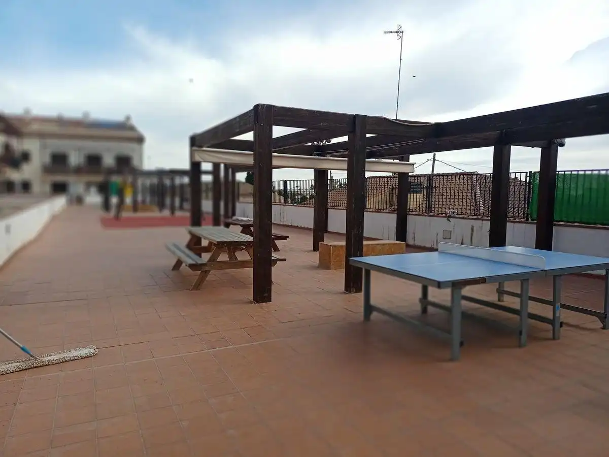 Terrassa de Apartament en venda en Sant Jaume d'Enveja amb Moblat, Balcó i Piscina comunitària