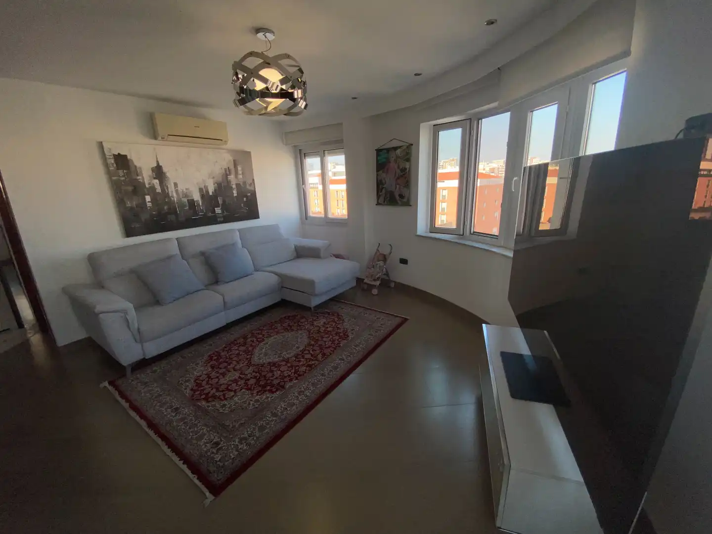 Sala de estar de Ático en venta en Málaga con Aire acondicionado, Calefacción y Terraza