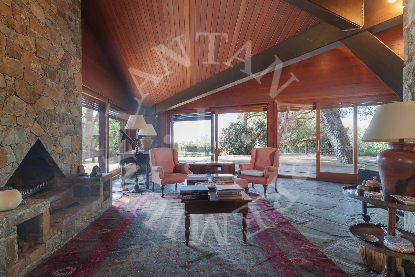 Sala de estar de Casa o chalet en venta en Sant Andreu de Llavaneres con Calefacción, Jardín privado y Trastero