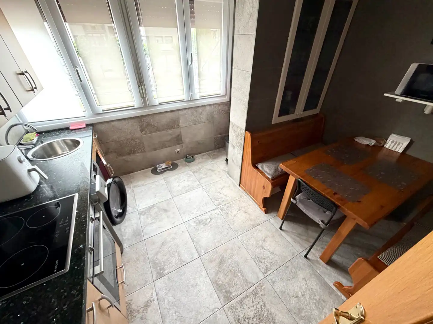 Kitchen of Flat for sale in Barakaldo   with Heating and Furnished