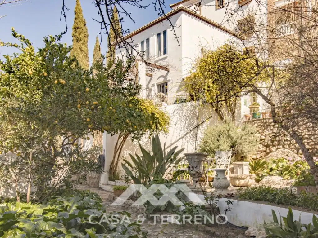 Vista exterior de Casa o chalet en venta en Comares con Aire acondicionado, Jardín privado y Terraza