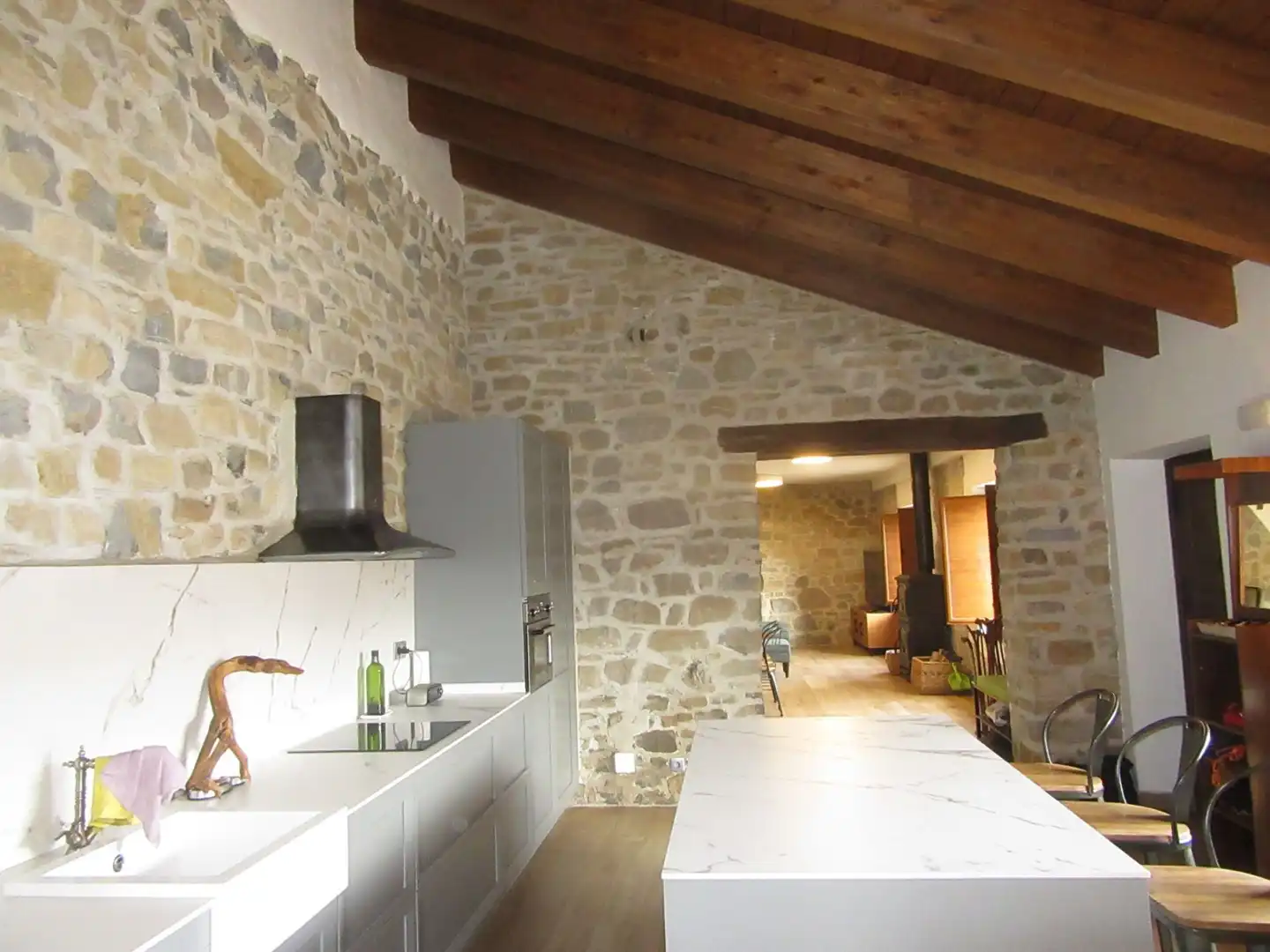Cocina de Casa o chalet en venta en Castiello de Jaca con Calefacción, Jardín privado y Terraza