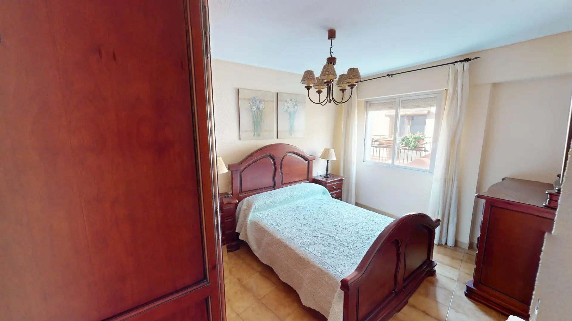 Bedroom of Flat for sale in Torremanzanas / La Torre de les Maçanes  with Balcony
