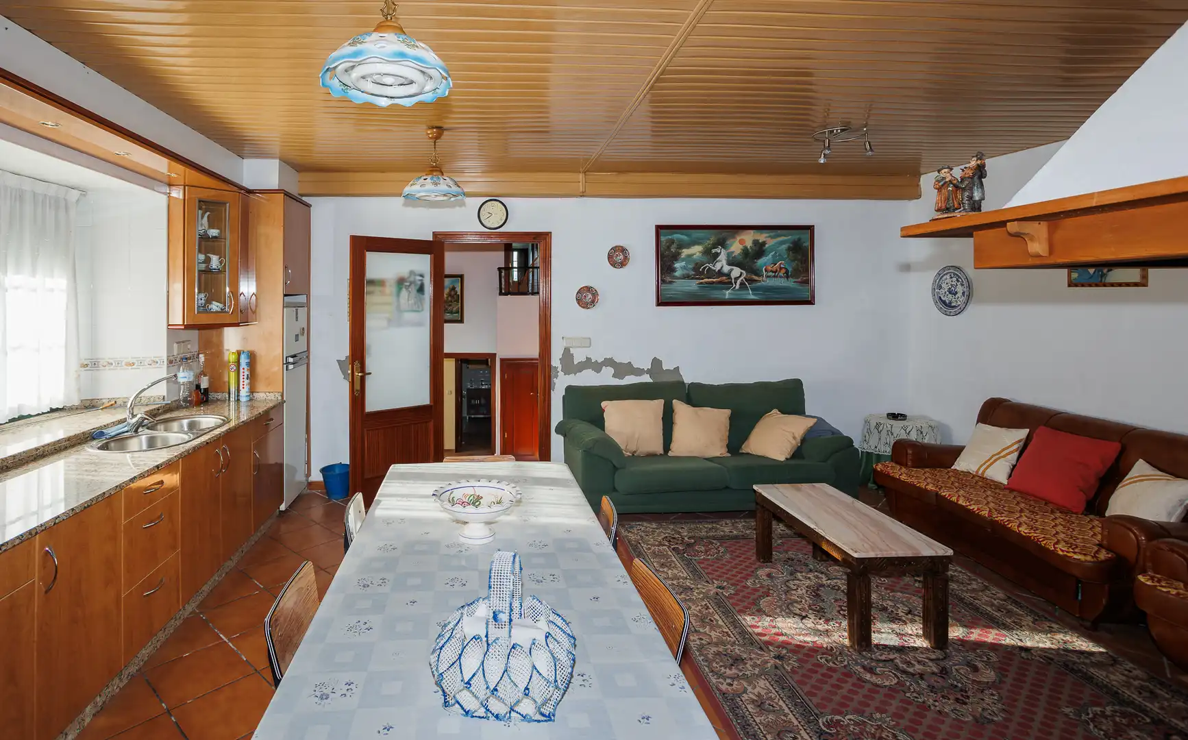 Living room of Country homes for sale in Boimorto  with Furnished