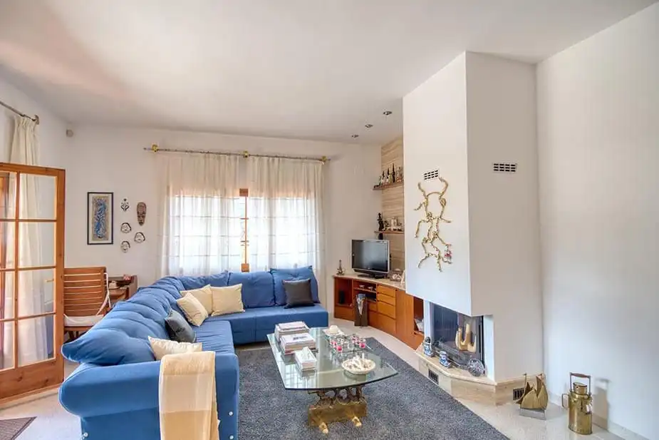 Sala d'estar de Casa o xalet en venda en Palafrugell amb Aire condicionat, Calefacció i Terrassa