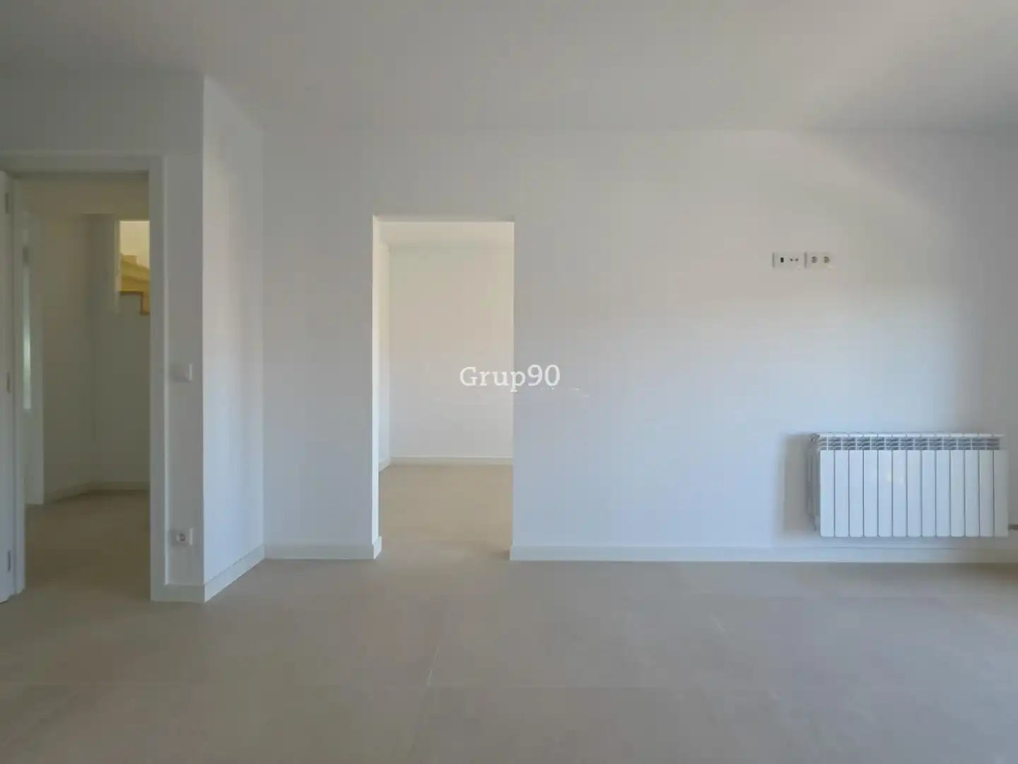 Sala d'estar de Casa adosada en venda en Vilanova de Segrià, Lleida
