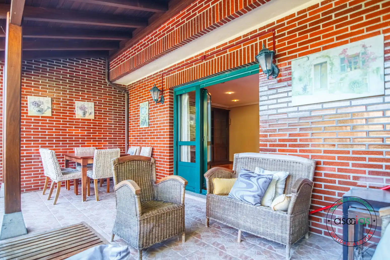 Terraza de Casa adosada en venta en Grado con Calefacción, Jardín privado y Parquet