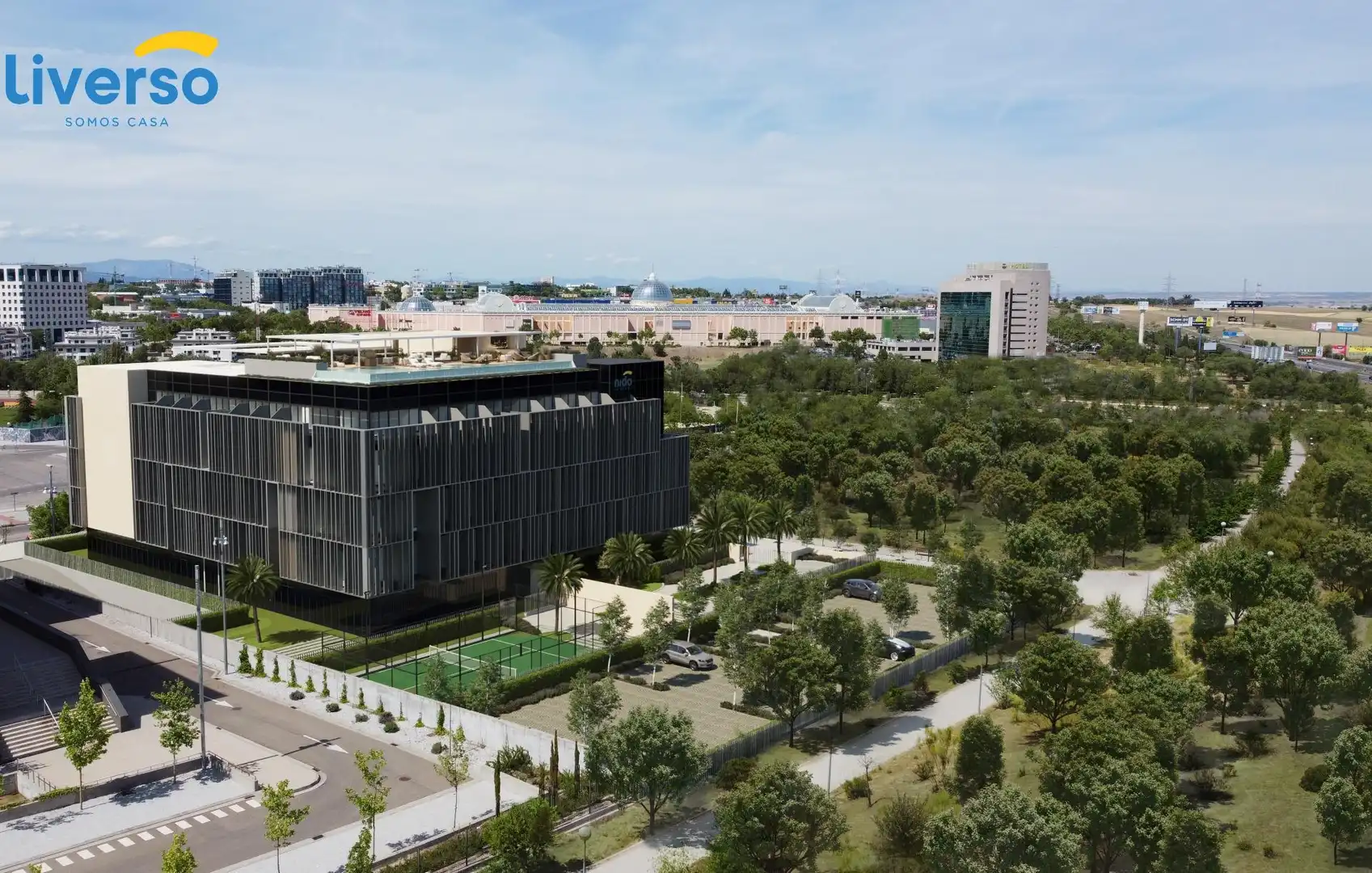 Vista exterior de Oficina en venta en La Moraleja con Aire acondicionado, Calefacción y Terraza