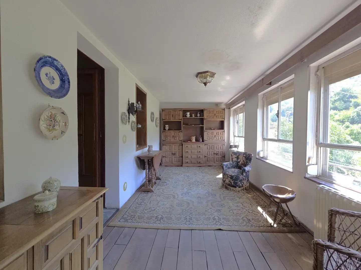 Sala de estar de Ático en venta en Teverga con Amueblado y Balcón