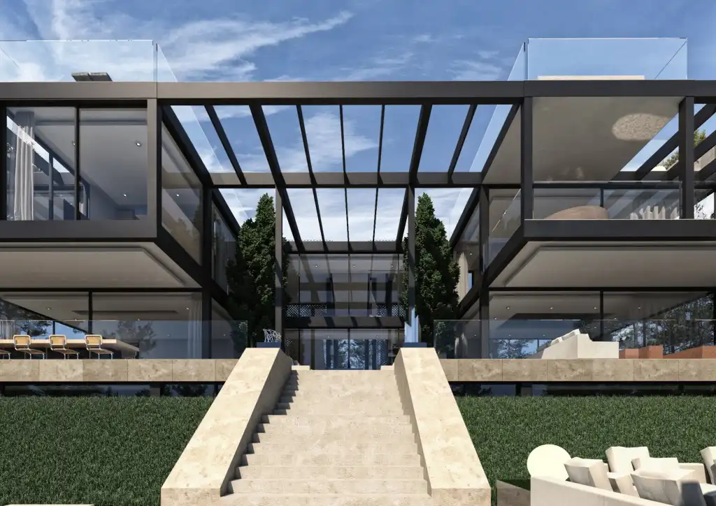 Exterior view of Houses for sale in Calvià  with Air Conditioner, Heating and Private garden