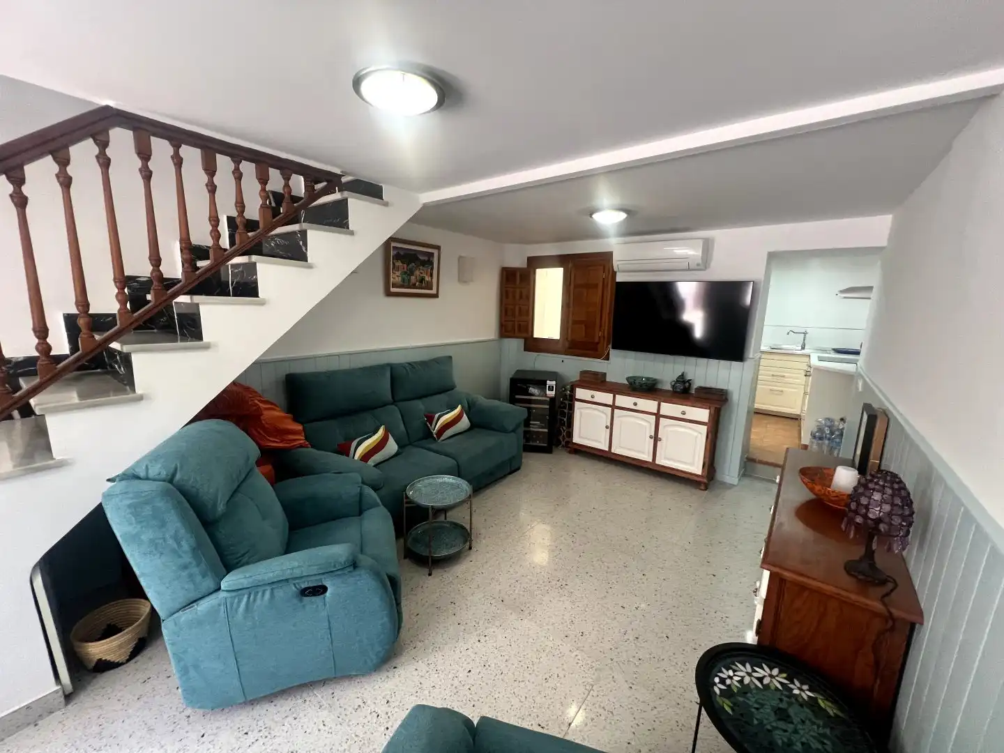 Sala de estar de Casa o chalet en venta en Salobreña con Aire acondicionado y Terraza